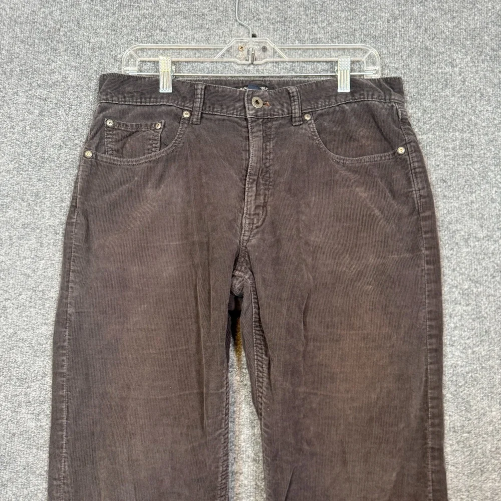 Banana Republic Pants Mens‎ 33x32 Gray Corduroy Straight Fit Chino Pants Casual
